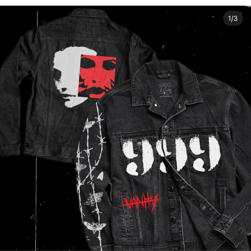 No Vanity Denim Jacket  Size Large