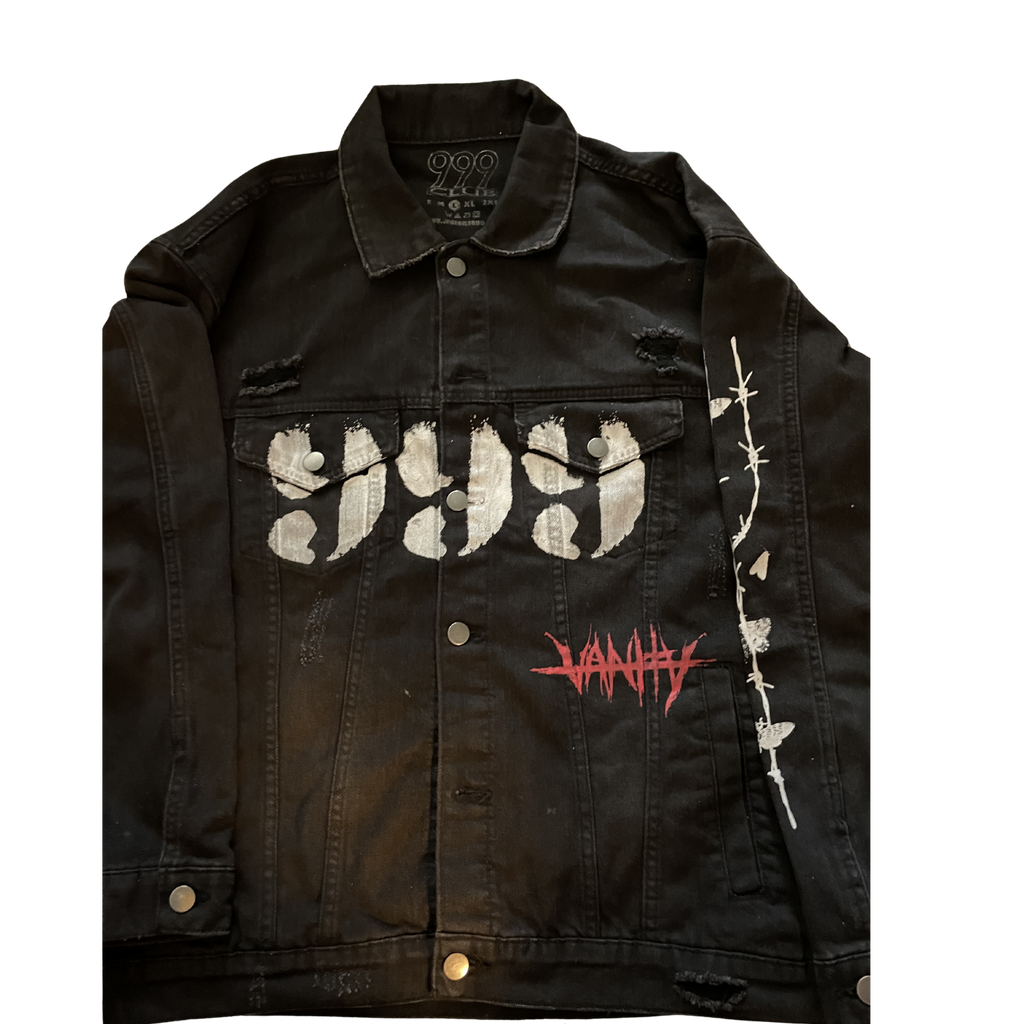 No Vanity Denim Jacket  Size Large