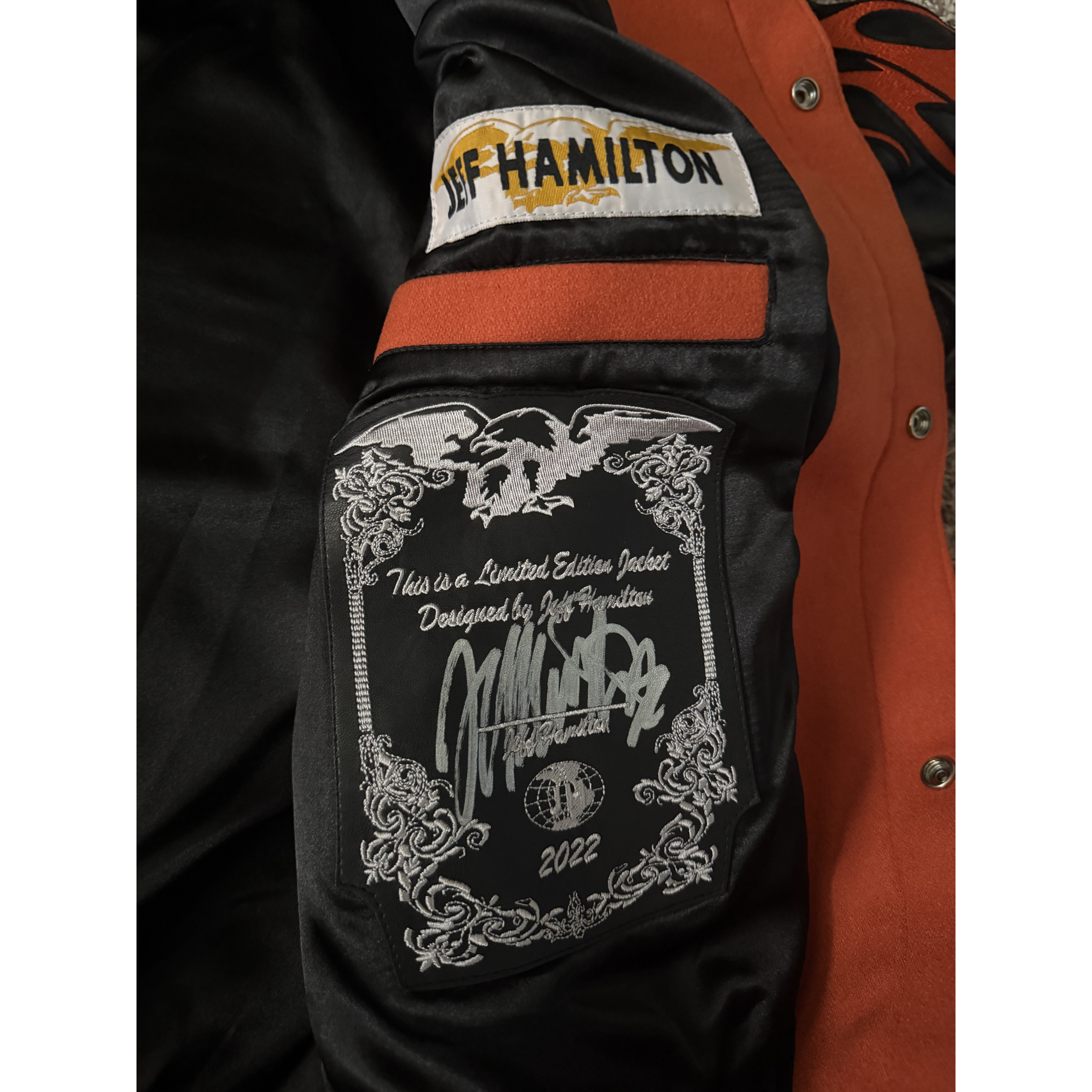 Jeff Hamilton GBGR Varsity Jacket Size X-Large