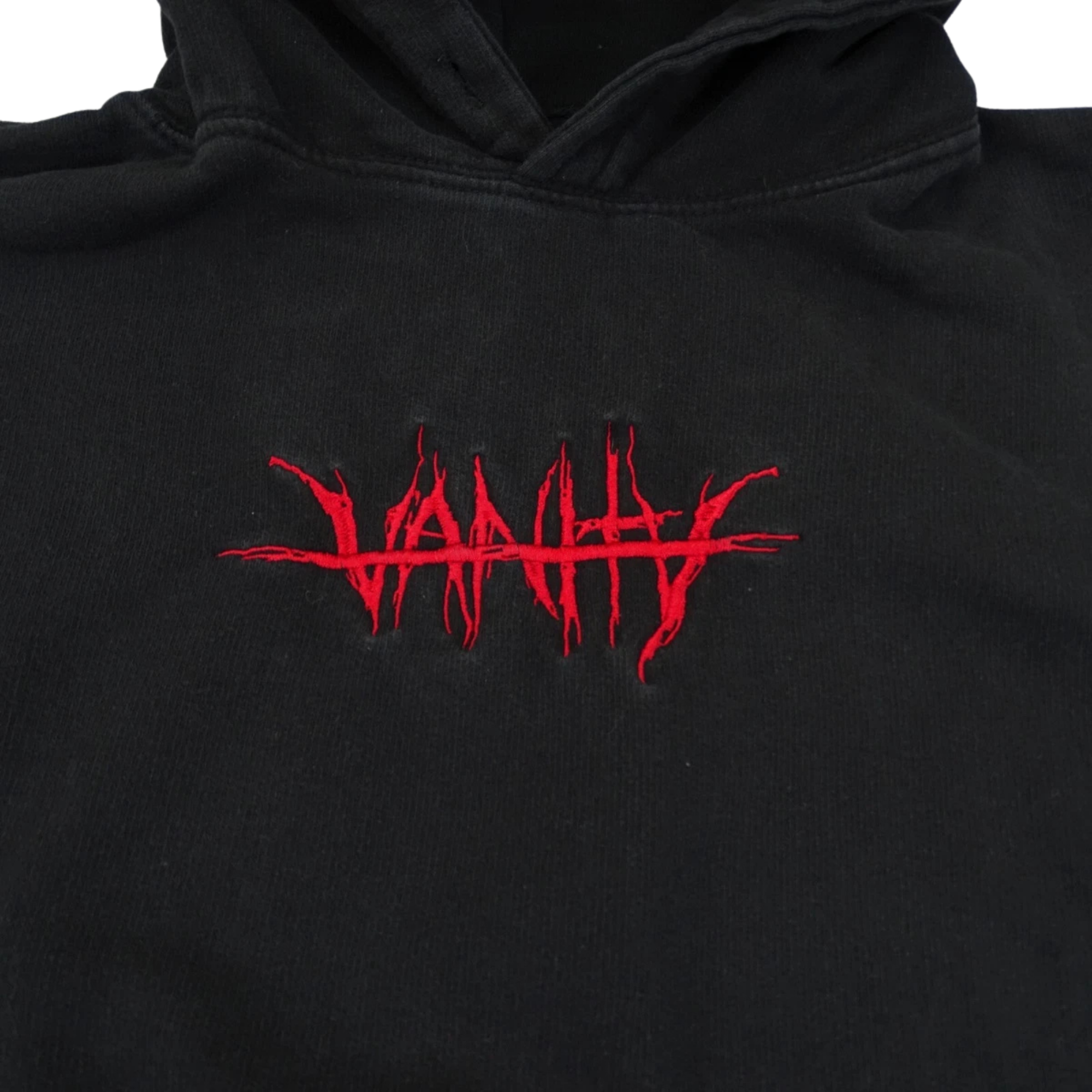 No Vanity Embroidered Hoodie Size M