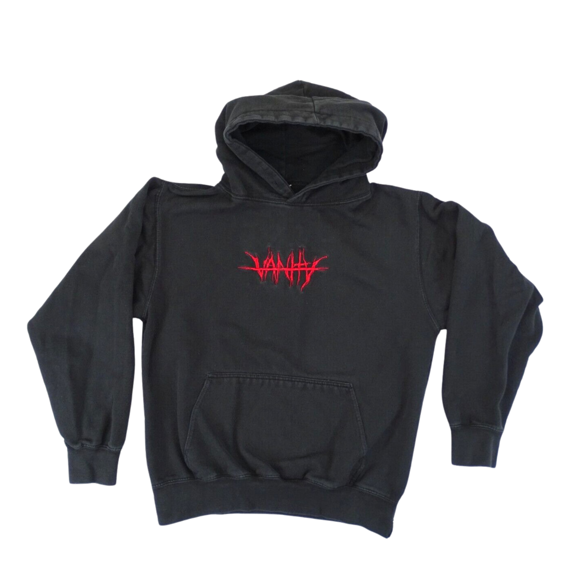No Vanity Embroidered Hoodie Size M