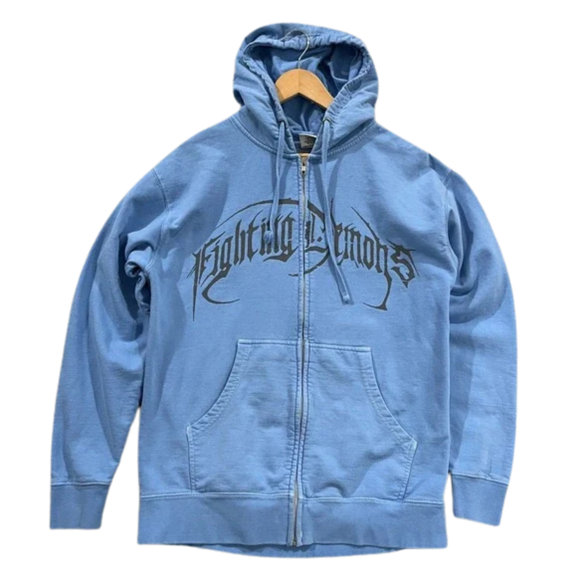 Fighting Demons Zip Up Jacket Size L