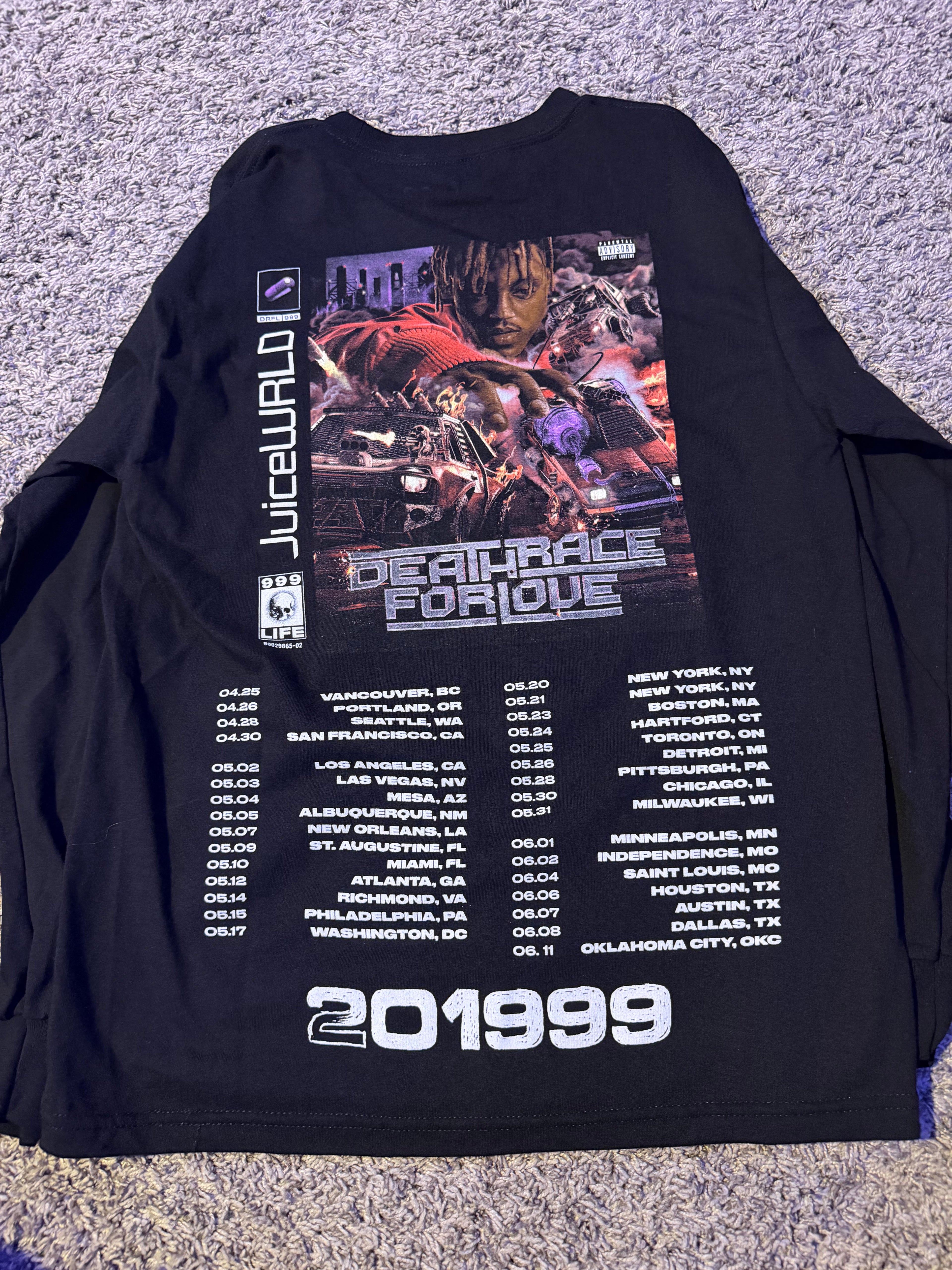 Death Race For Love Tour Long-sleeve Medium
