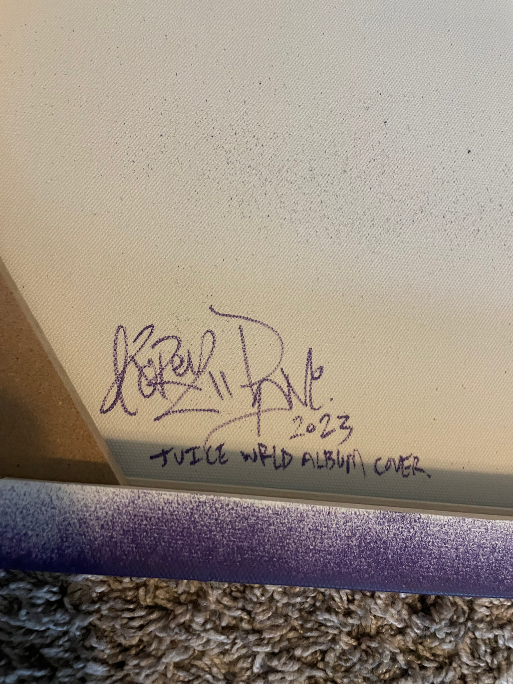 Hand Painted LND Canvas