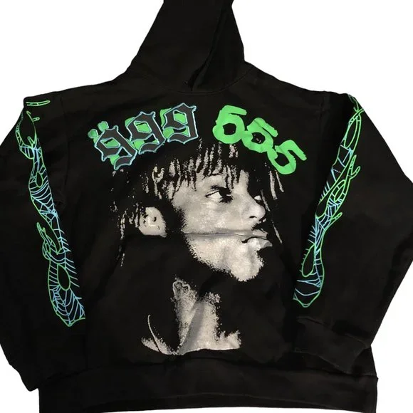 999 x Sp5der Hoodie Size Small