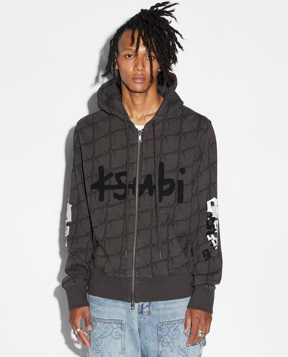 Ksubi x 999 Zip-Up Hooded Jacket Size X-Large