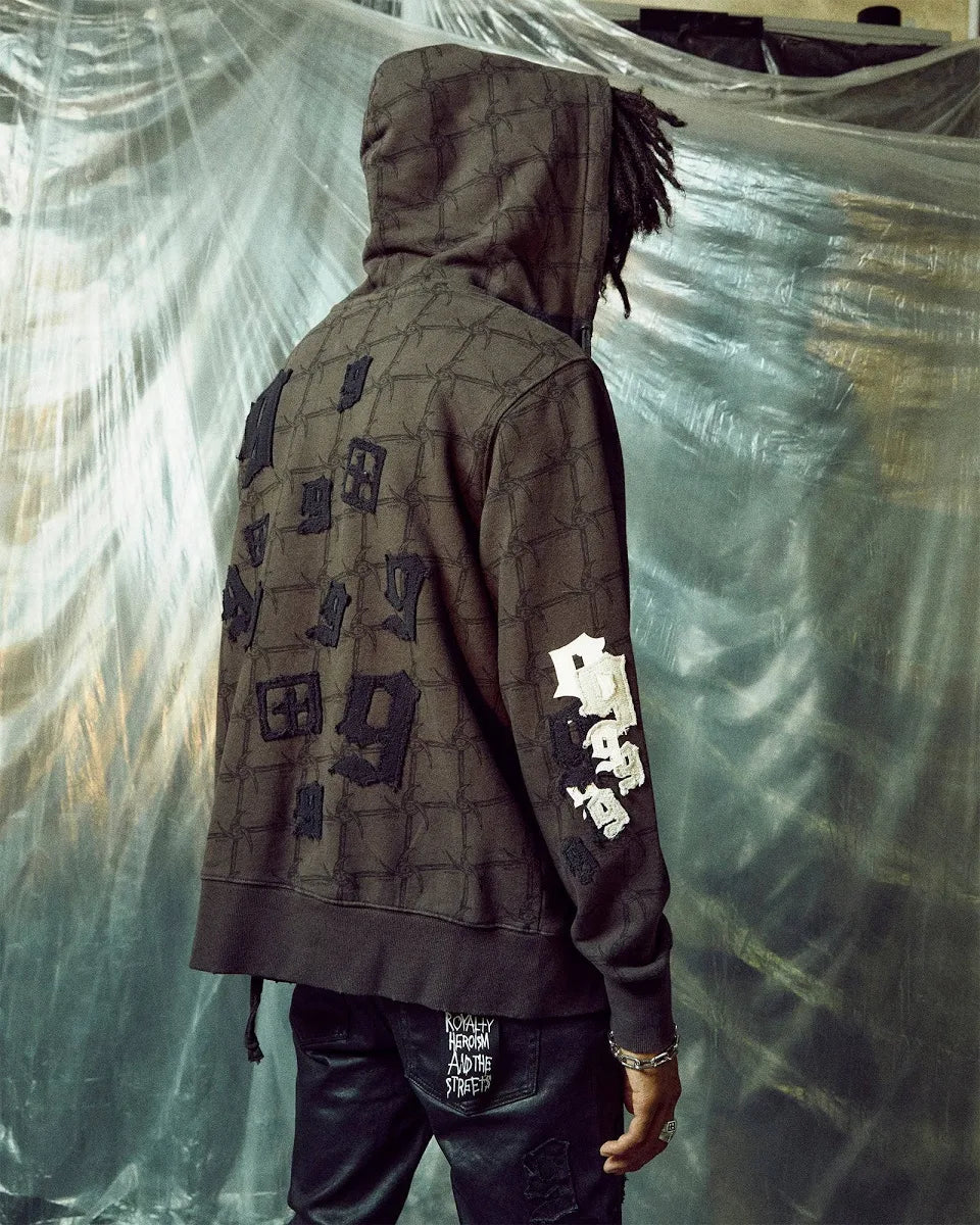 Ksubi x 999 Zip-Up Hooded Jacket Size X-Large